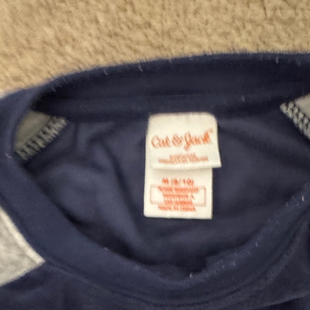 Cat & Jack Navy and Gray Pajama Set - Picture 2 of 4